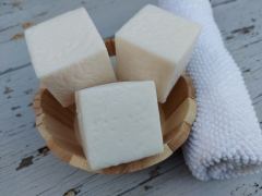 Reine Kokosölseife Anno (eine Seife für alles), 110 g Stück
